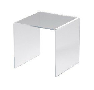 Acrylic Display Bridge/Plinth W100mm x D100mm x H50mm