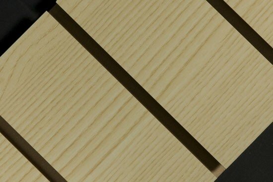 Ash Melamine Slatwall Panels 2400mm x 1200mm
