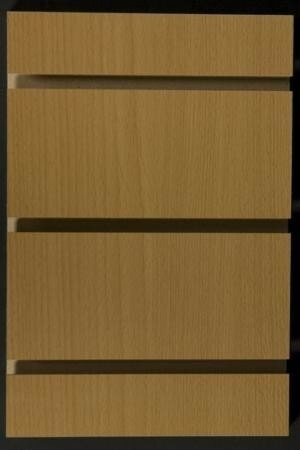 Beach Melamine Slatwall Panels 2400mm x 1200mm