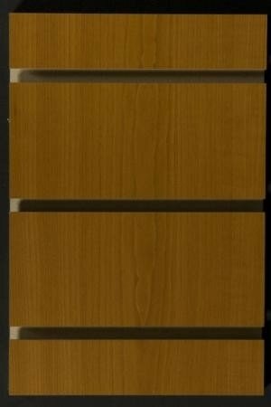 Cherry Melamine Slatwall Panels 2400mm x 1200mm