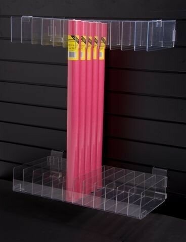Clear Acrylic Roll Wrap Display Stand 600mm