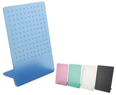 Perspex Earring Display Stand Large Stud Frosted