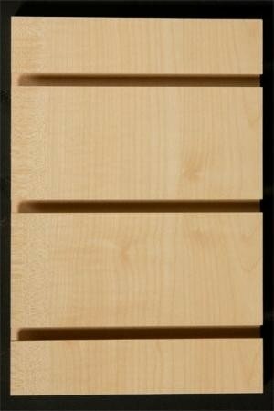 Maple Melamine Slatwall Panels 1200mm x 1200mm