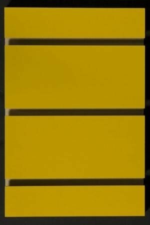 Yellow Melamine Slatwall Panels 1200mm x 1200mm