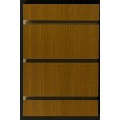 Cherry Melamine Slatwall Panels 2400mm x 1200mm