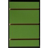 Green Melamine Slatwall Panels 2400mm x 1220mm (8ft x 4ft)