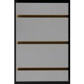 Grey Melamine Slatwall Panels 1220mm x 1200mm (4ft x 4ft) 