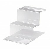 Slatboard Plastic Three Step Shoe Display Shelves W200mm x D200m