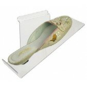 Sloping Perspex Shoe Shelves Right Hand 75mm x 150mm