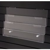 Slatboard Three Tier Perspex Display Card Tray 1200mm (4ft)